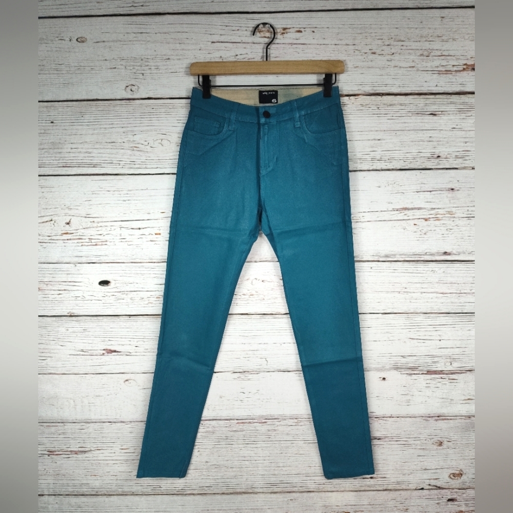 UNIQ Turquoise Skinny Ankle Pants